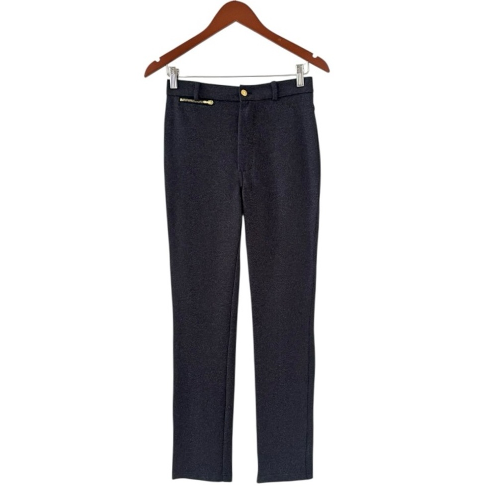 St. John Sport Black Label Black High Waist Skinny Pants Size 2